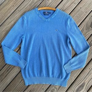 Vineyard Vines Cotton Cashmere Blend V-Neck Sweater